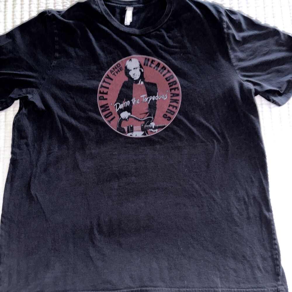 Vintage Tom Petty Shirt Mens 2XL Damn the Torpedoes Band Concert Tee USA 80"s